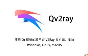 Qv2ray使用教程 V2ray Windows客户端/同时支持SS/SSR/V2ray/Trojan