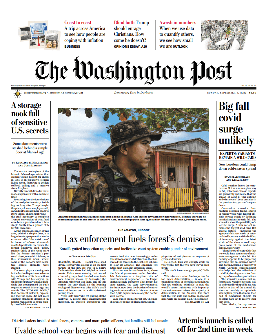 华盛顿邮报-2022-09-04 The Washington Post 高清PDF