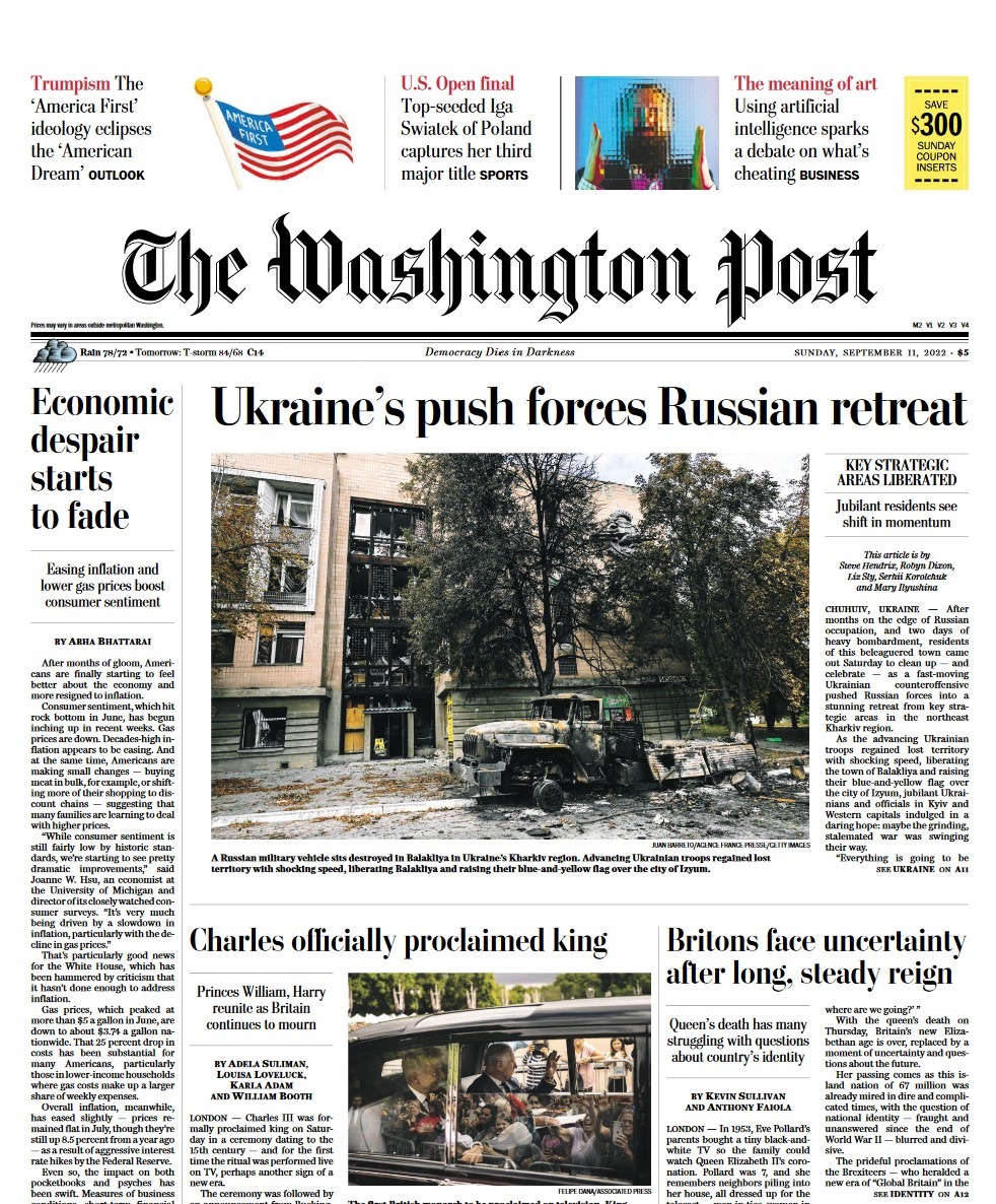 华盛顿邮报-2022-09-11 The Washington Post PDF