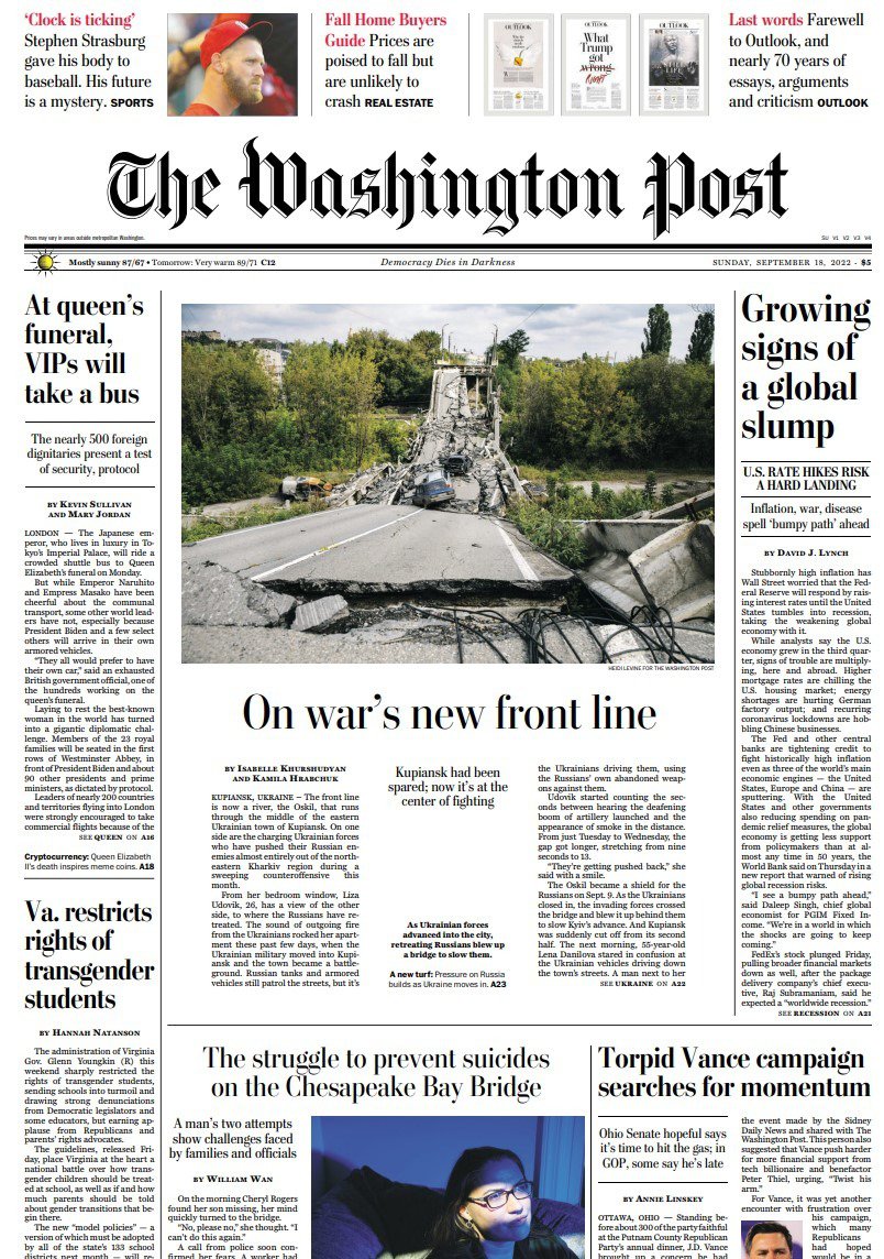 华盛顿邮报-2022-09-18 The Washington Post PDF