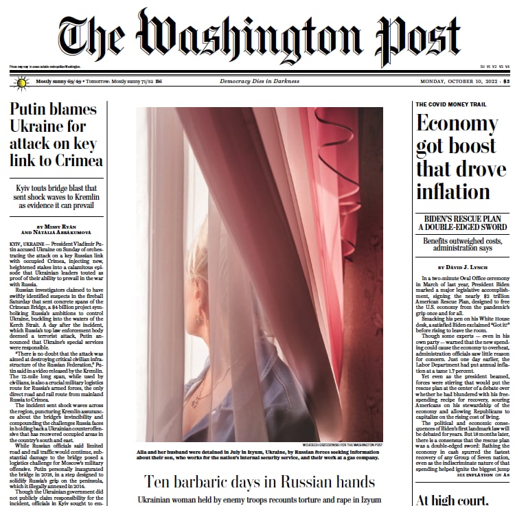 华盛顿邮报-2022-10-09 The Washington Post PDF