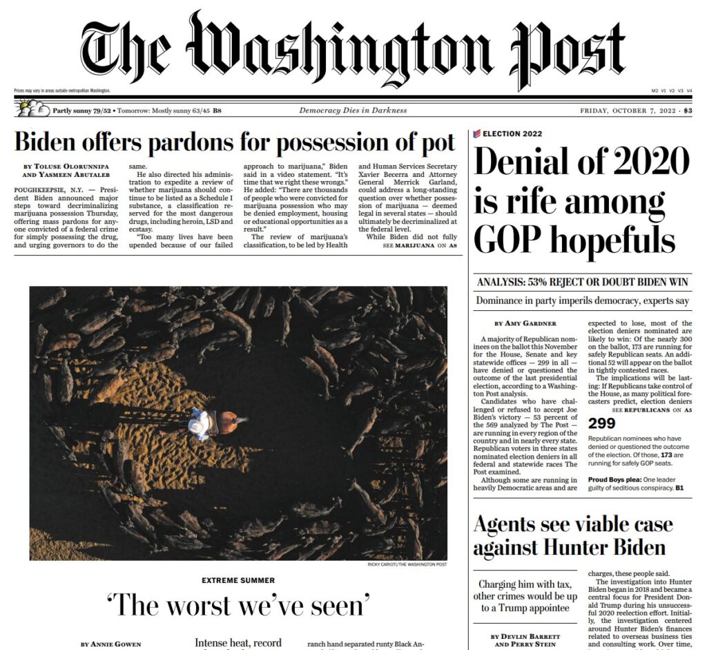 华盛顿邮报-2022-10-07 The Washington Post PDF