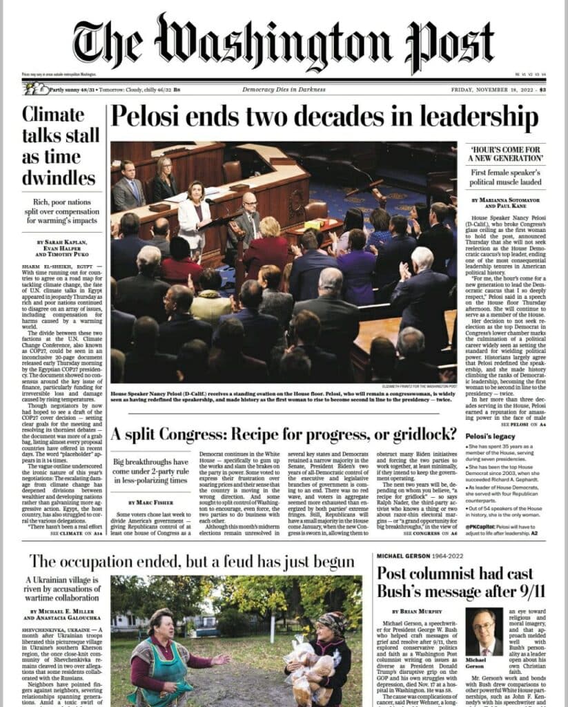 华盛顿邮报-2022-11-18 The Washington Post PDF