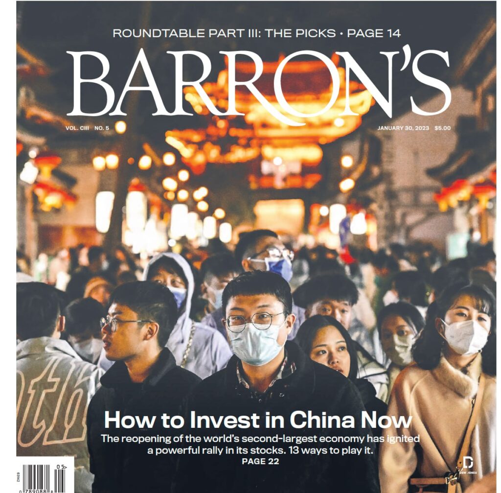 巴伦周刊/道琼斯商业与金融周报 Barron's -2023-01-30 pdf