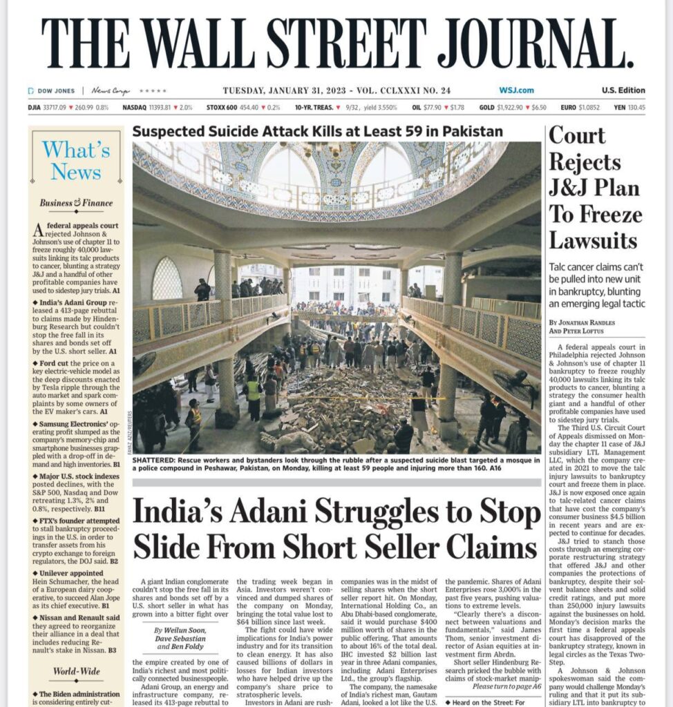 华尔街日报-2023-01-31 The Wall Street Journal PDF