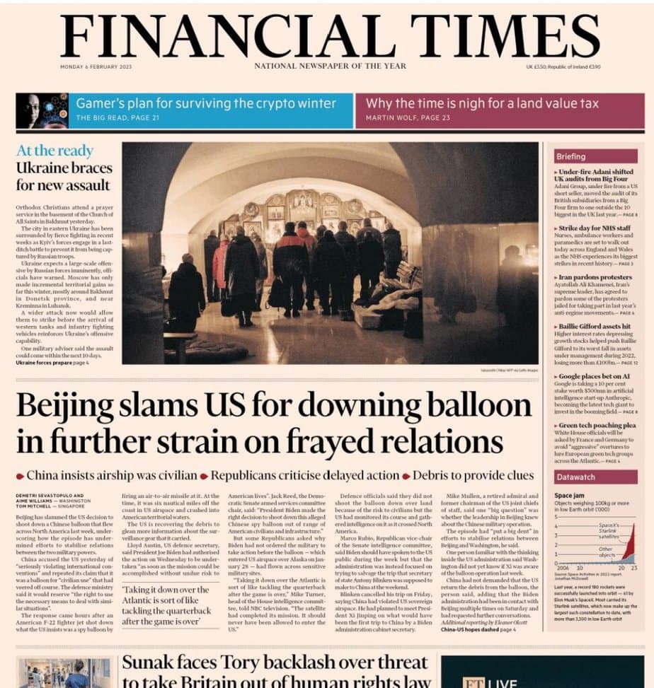 金融时报-FT Financial Times – 2023-02-06 pdf