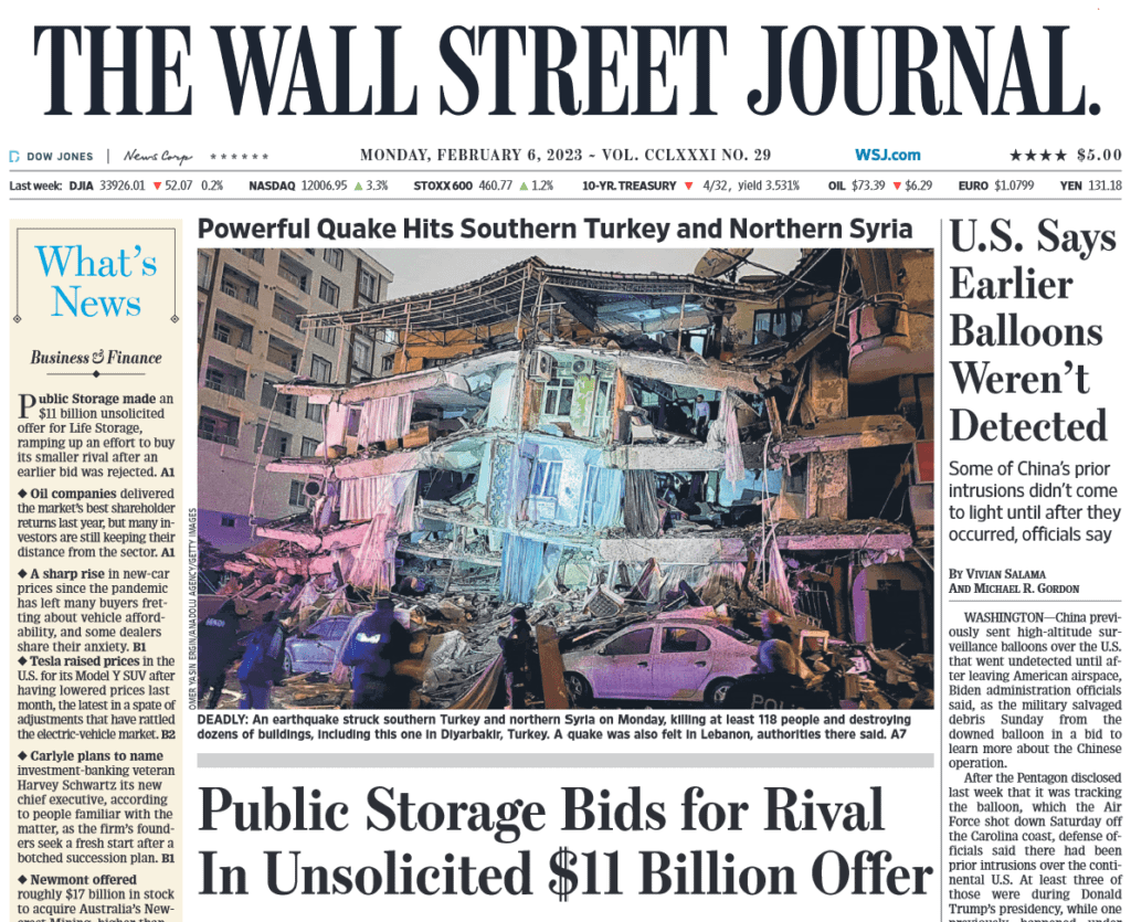 华尔街日报-2023-02-06 The Wall Street Journal PDF