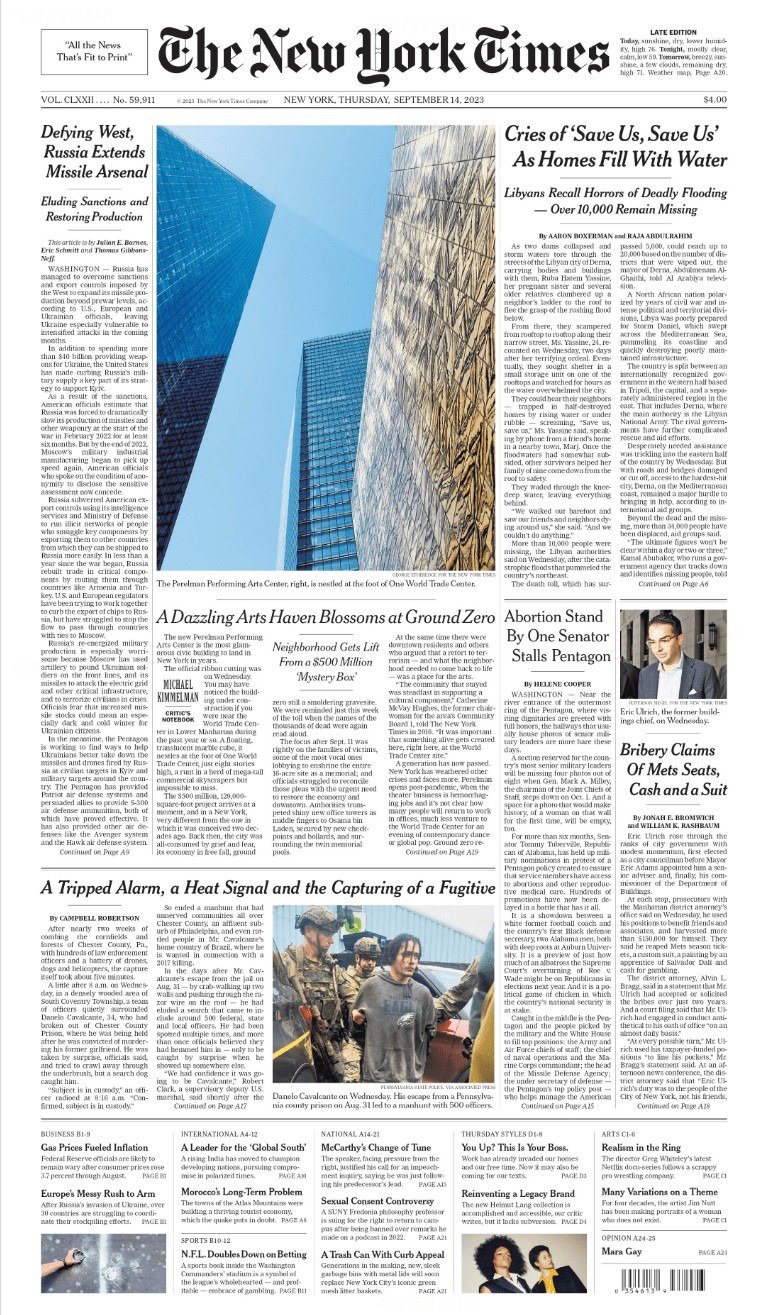 纽约时报-2023-09-14 The New York Times