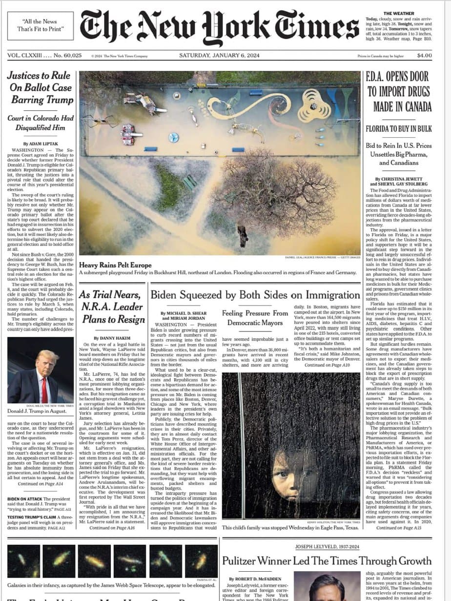 纽约时报-2024-01-06 The New York Times