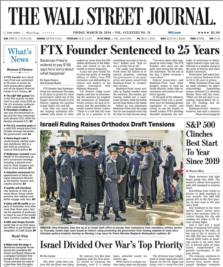 华尔街日报-2024-03-29 The Wall Street Journal